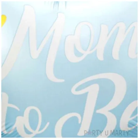 balon foliowy mom to be niebieski partydeco 14 hrt