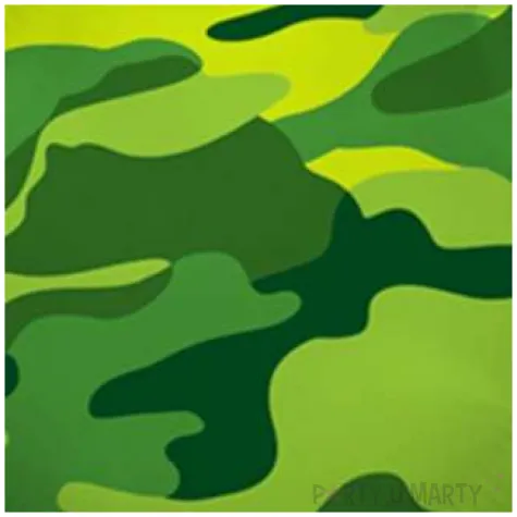 balon foliowy moro zielony flexmetal 18 rnd