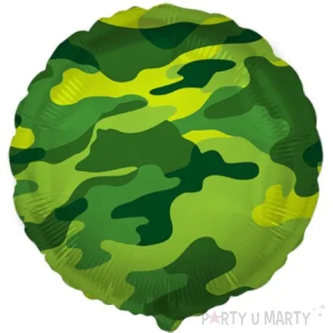 balon foliowy moro zielony flexmetal 18 rnd