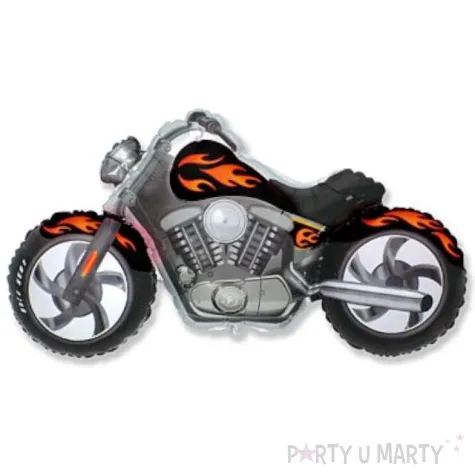 balon foliowy motor harley czarny flexmetal 24 shp