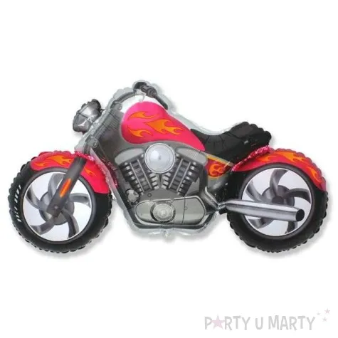 balon foliowy motor harley czerwony flexmetal 14 shp