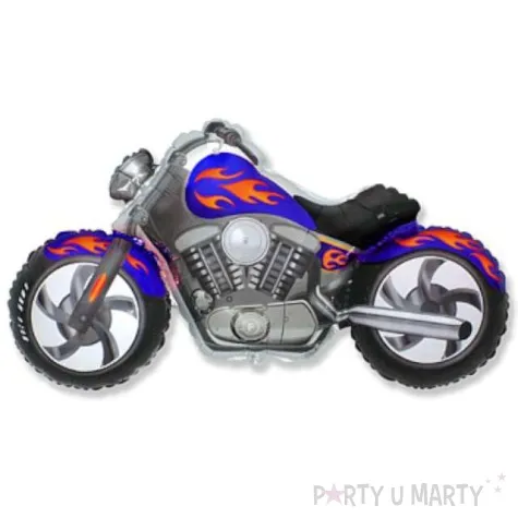 balon foliowy motor harley niebieski flexmetal 24 shp