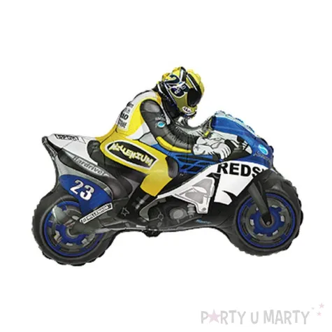 balon foliowy motor niebiesko zolty flexmetal 33 shp