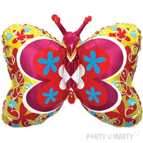 balon foliowy motyl deco zloty flexmetal 35 shp