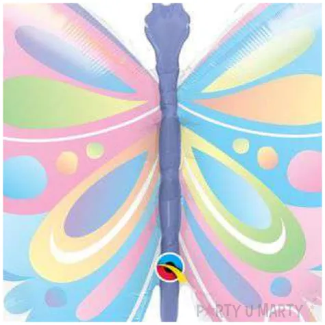 balon foliowy motyl kolorowy qualatex 40 shp