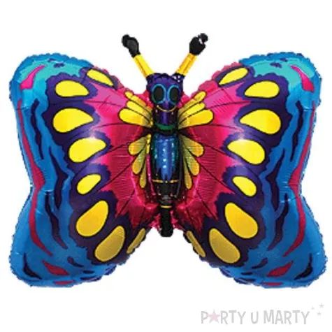 balon foliowy motyl niebieski flexmetal 24 shp