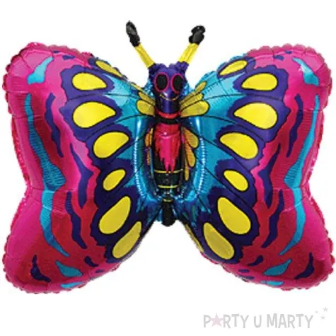 balon foliowy motyl rozowy flexmetal 24 shp