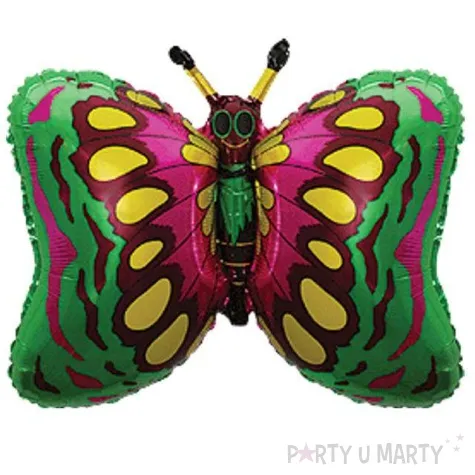 balon foliowy motyl zielony flexmetal 24 shp