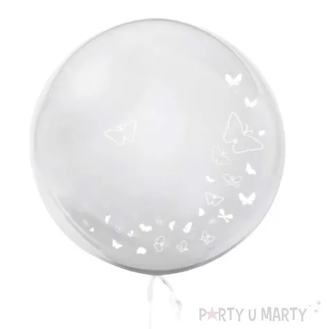 balon foliowy motylki bialy tuban 18 orb