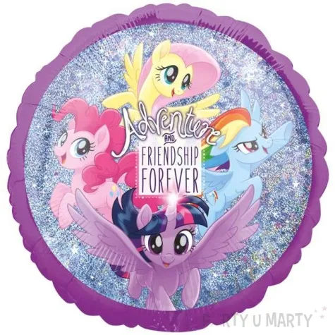 balon foliowy my little pony holograficzny amscan 18 rnd