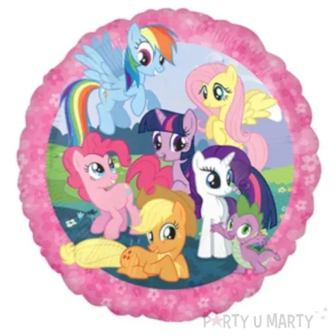 balon foliowy my little pony rozowy amscan 18 rnd