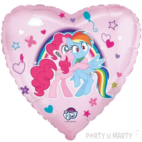 balon foliowy my little pony uscisk przyjazni rozowy flexmetal 18 hrt