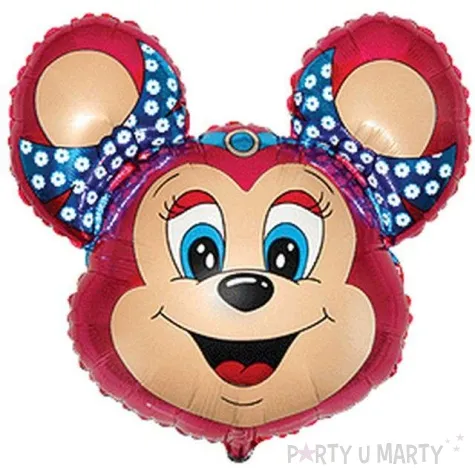 balon foliowy myszka babsy czerwony flexmetal 24 shp
