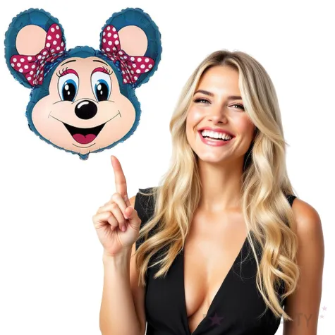 balon foliowy myszka babsy niebieski flexmetal 24 shp