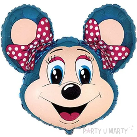 balon foliowy myszka babsy niebieski flexmetal 24 shp