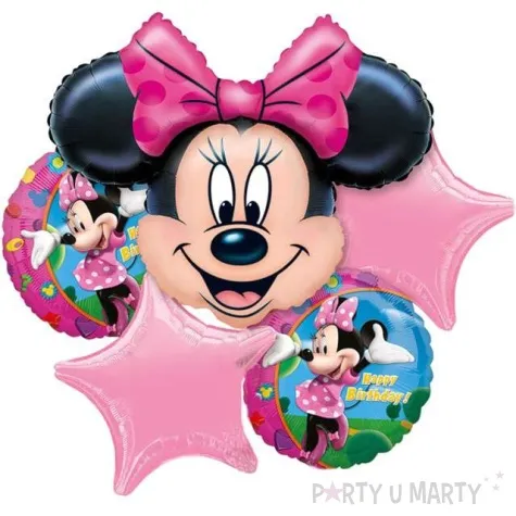 balon foliowy myszka minnie amscan zestaw