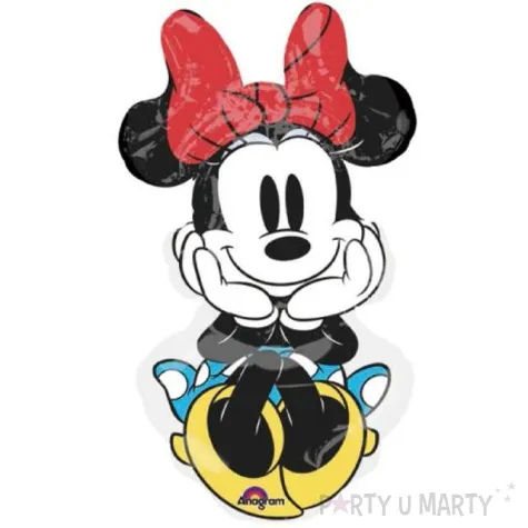 balon foliowy myszka minnie rock the dots amscan 34 shp