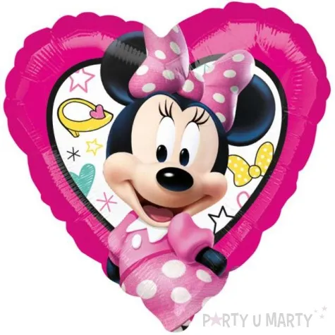 balon foliowy myszka minnie rozowy amscan 9 hrt