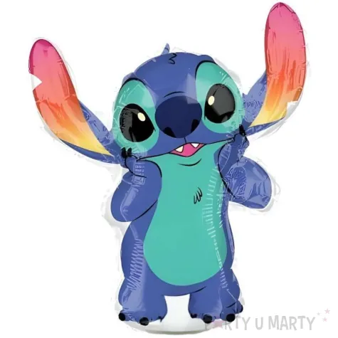 balon foliowy na patyczek stitch dekoracja prezent na urodziny amscan 14 shp