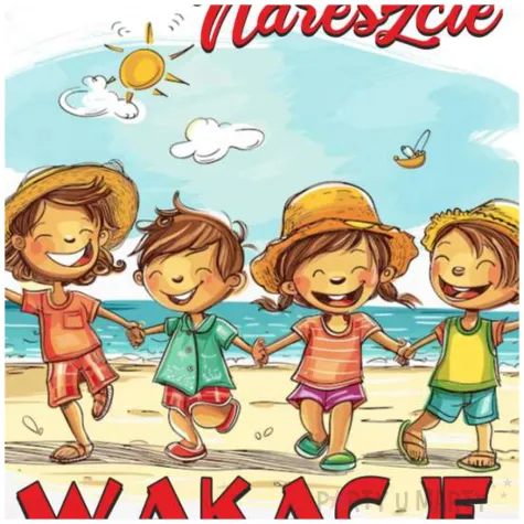 balon foliowy nareszcie wakacje bialy 18 rnd