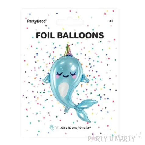 balon foliowy narwal partydeco 34 shp