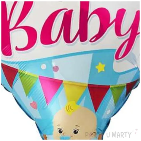 balon foliowy new baby chlopiec w balonie niebieski flexmetal 24 shp