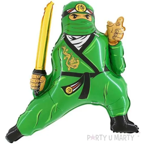 balon foliowy ninja zielony adikbal 21 shp