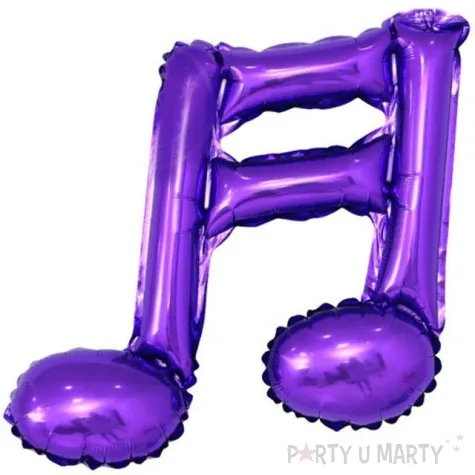 balon foliowy nuta podwojna fioletowy 16 shp