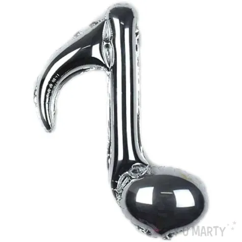 balon foliowy nutka muzyczna srebrny top ten 13 shp