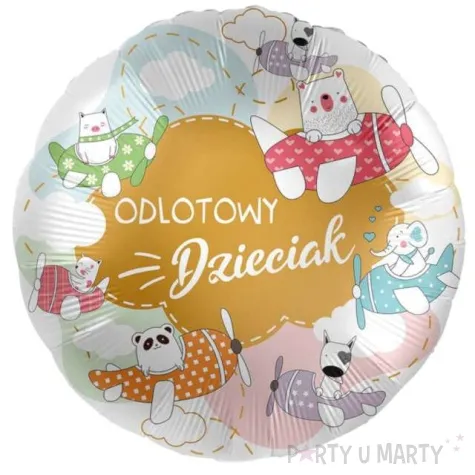 balon foliowy odlotowy dzieciak amscan 17 rnd