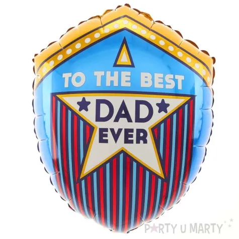 balon foliowy odznaka to the best dad ever partypal 23 shp
