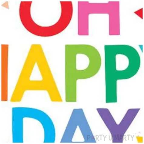 balon foliowy oh happy day qualatex 18 rnd