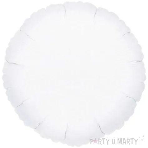 balon foliowy okragly bialy flexmetal 18 rnd