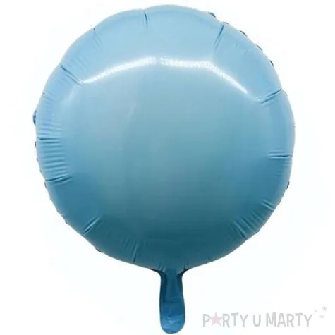 balon foliowy okragly blekitny godan 18 rnd