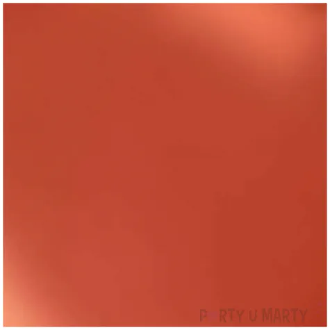 balon foliowy okragly dekoracja na urodziny pomaranczowy matowy 18 rnd