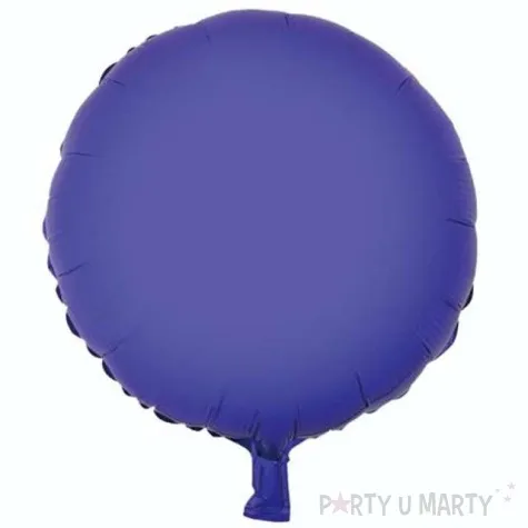 balon foliowy okragly fioletowy godan 18 rnd