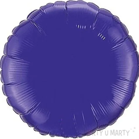 balon foliowy okragly fioletowy qualatex 9 rnd