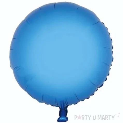 balon foliowy okragly niebieski godan 18 rnd