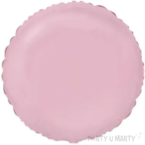 balon foliowy okragly rozowy jasny flexmetal 18 rnd