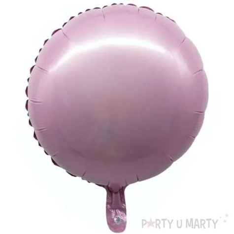 balon foliowy okragly rozowy jasny godan 18 rnd