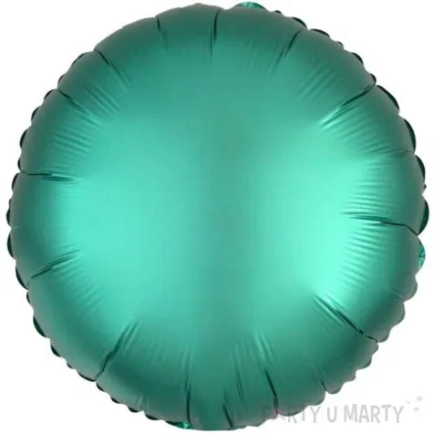 balon foliowy okragly zielony mat amscan 17 rnd
