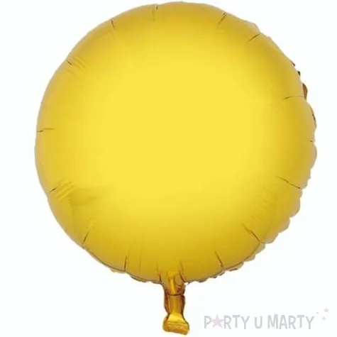 balon foliowy okragly zloty godan 18 rnd