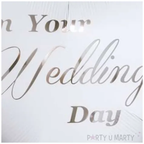 balon foliowy on your wedding day takarakosan 14 hrt