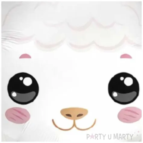 balon foliowy owieczka bialy flexmetal 14 shp