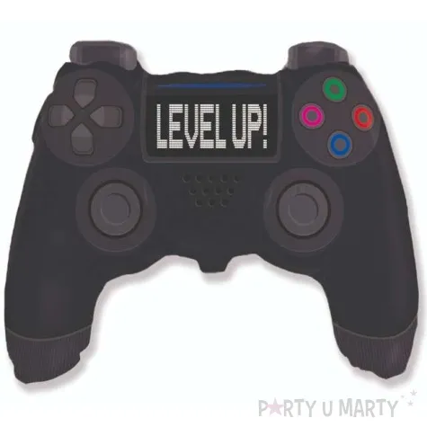 balon foliowy pad game level up czarny flexmetal 24 shp