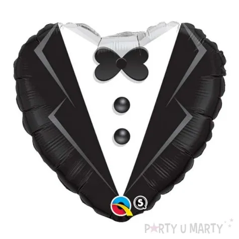 balon foliowy pan mlody czarny qualatex 18 hrt