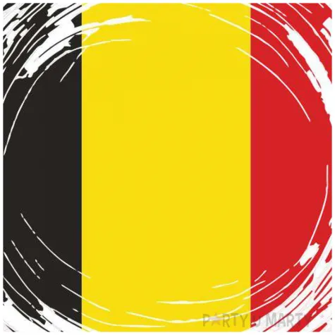 balon foliowy panstwa swiata belgia bialy 18 rnd