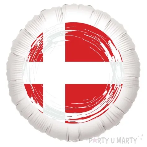 balon foliowy panstwa swiata dania bialy 18 rnd