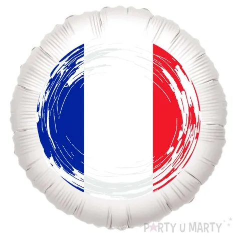 balon foliowy panstwa swiata francja bialy 18 rnd