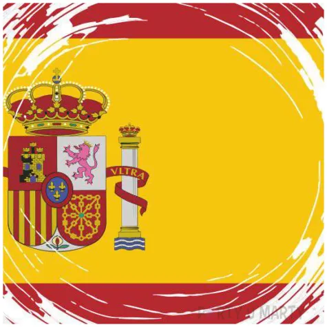 balon foliowy panstwa swiata hiszpania bialy 18 rnd